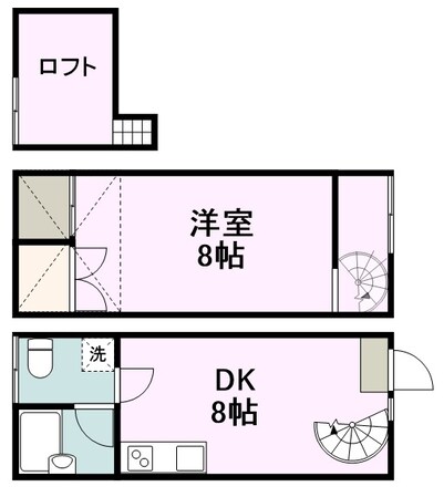 ラフォーレKIの物件間取画像